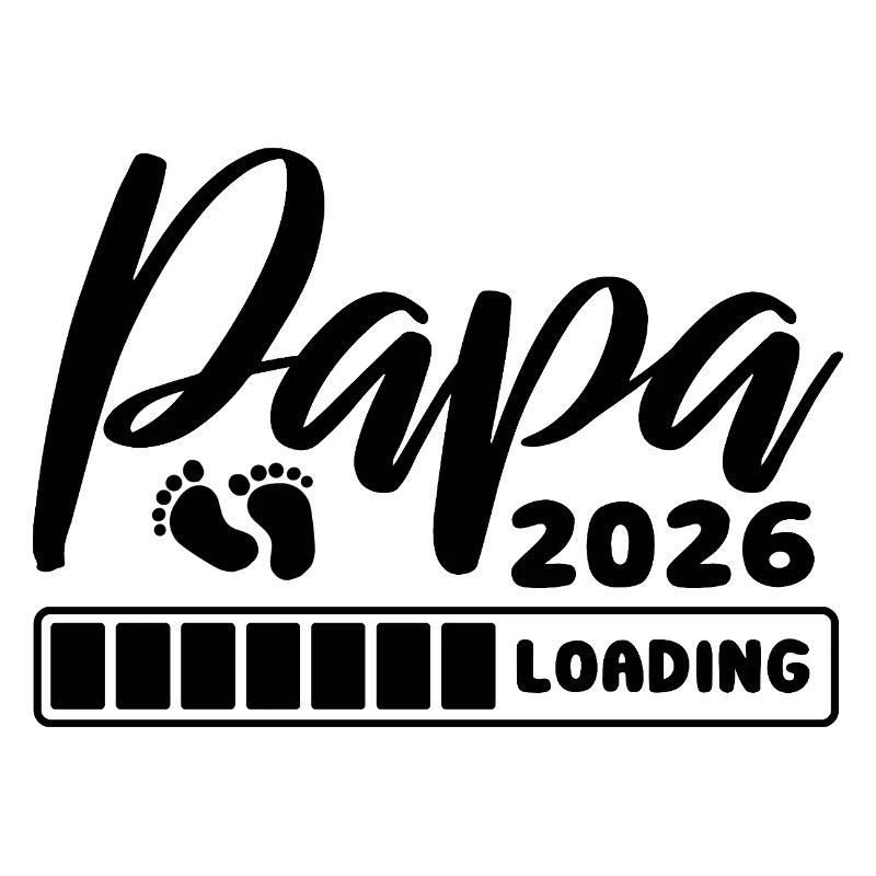 Papa 2026 loading - Schwangerschaft - Geschenk