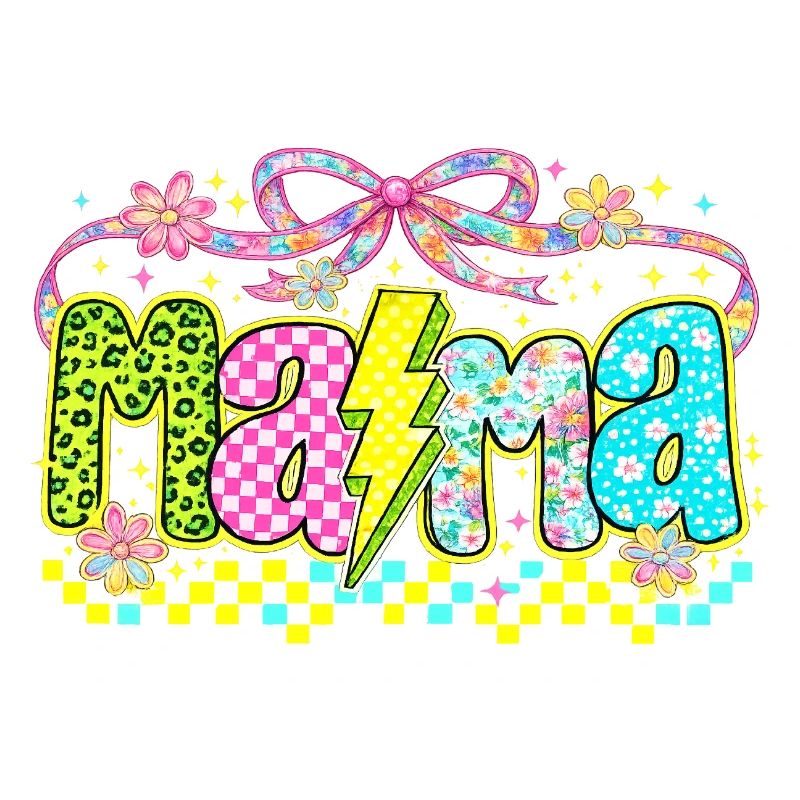Mama Retro Flashy | Neon-Stil Muttertag