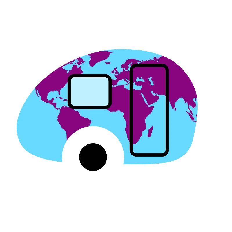 Caravan World Map Caravan Camping Globetrotter