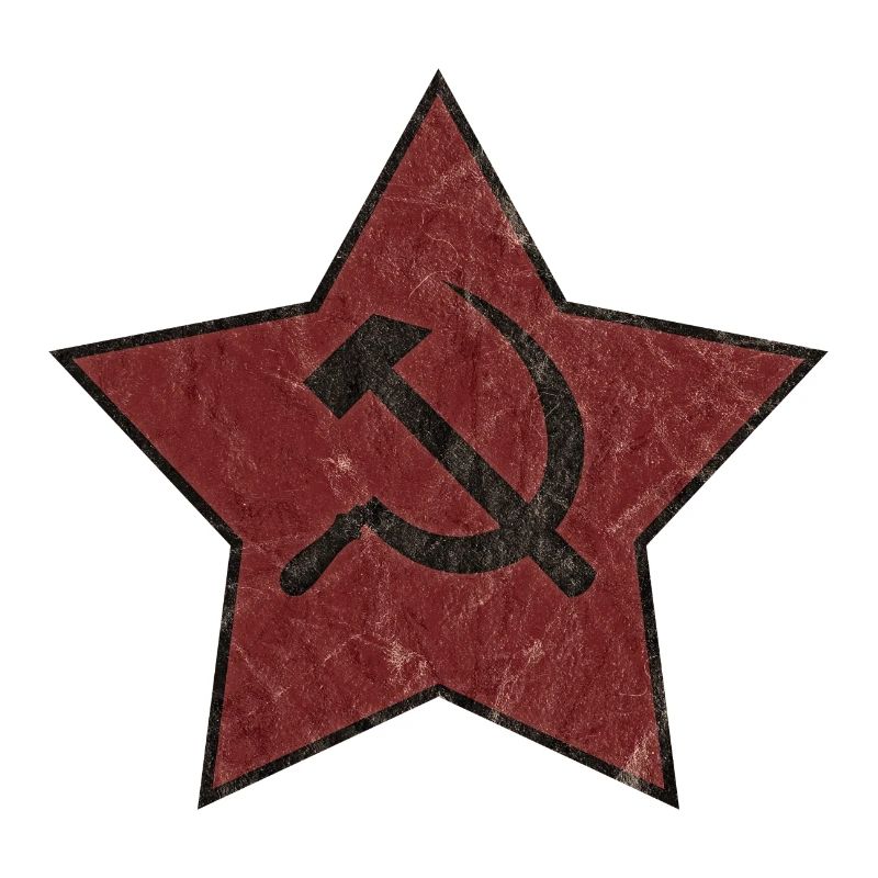 Stella Rossa con Falce e Martello