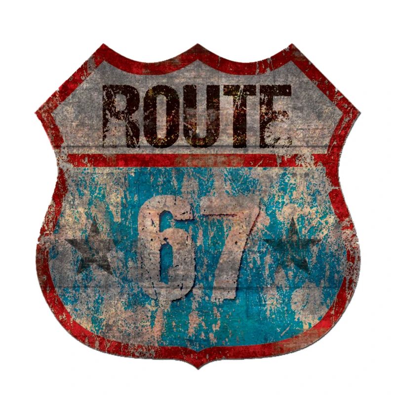 Conception rustique du bouclier de la Route 67