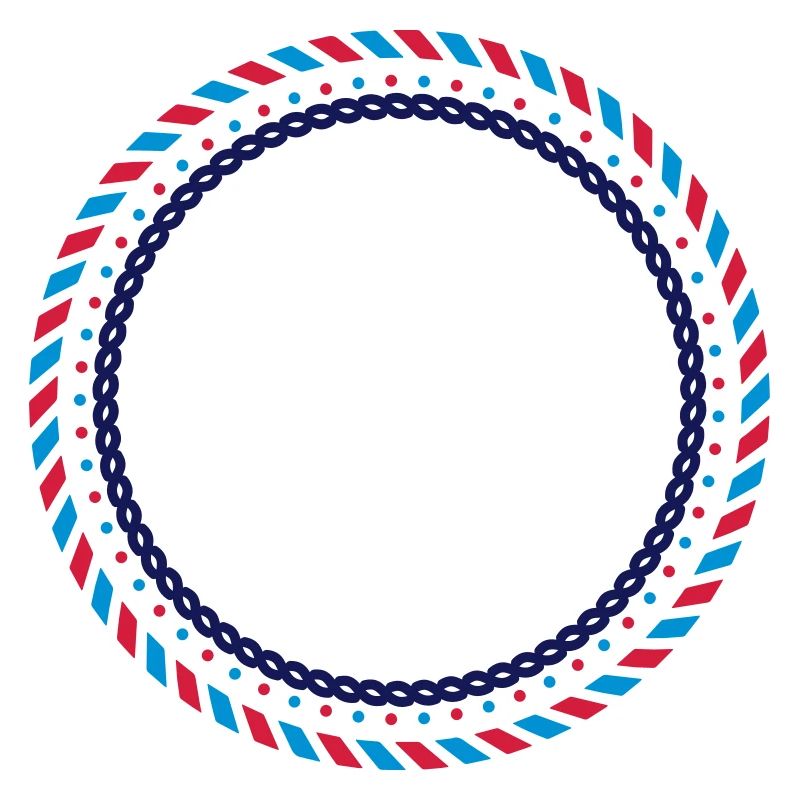 A round frame