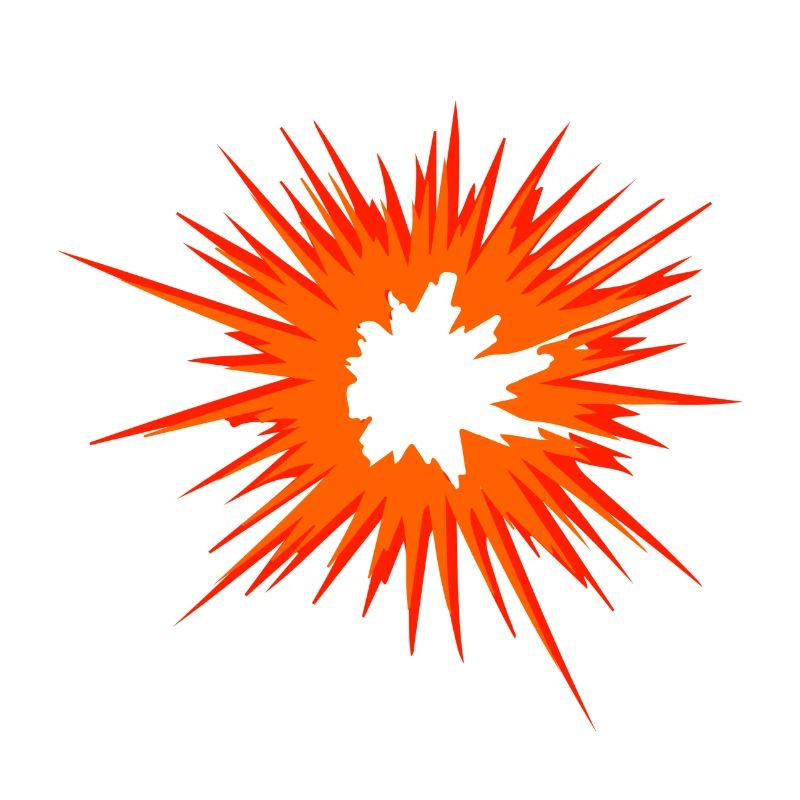 Explosion Star Flame Celebration Fireball