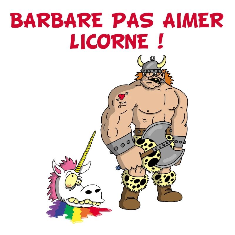 Barbare et licorne