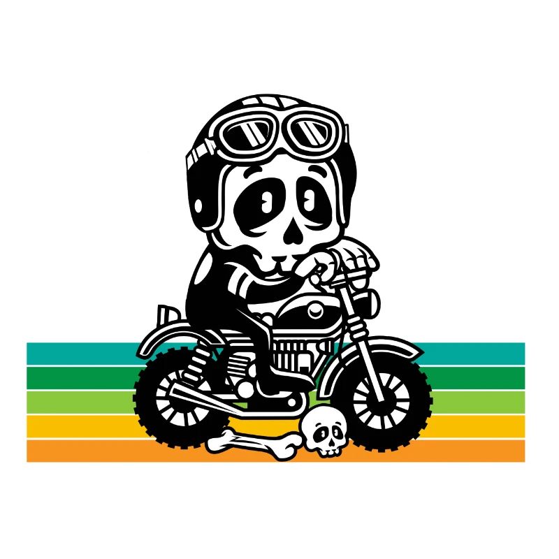 Skull motorcycle