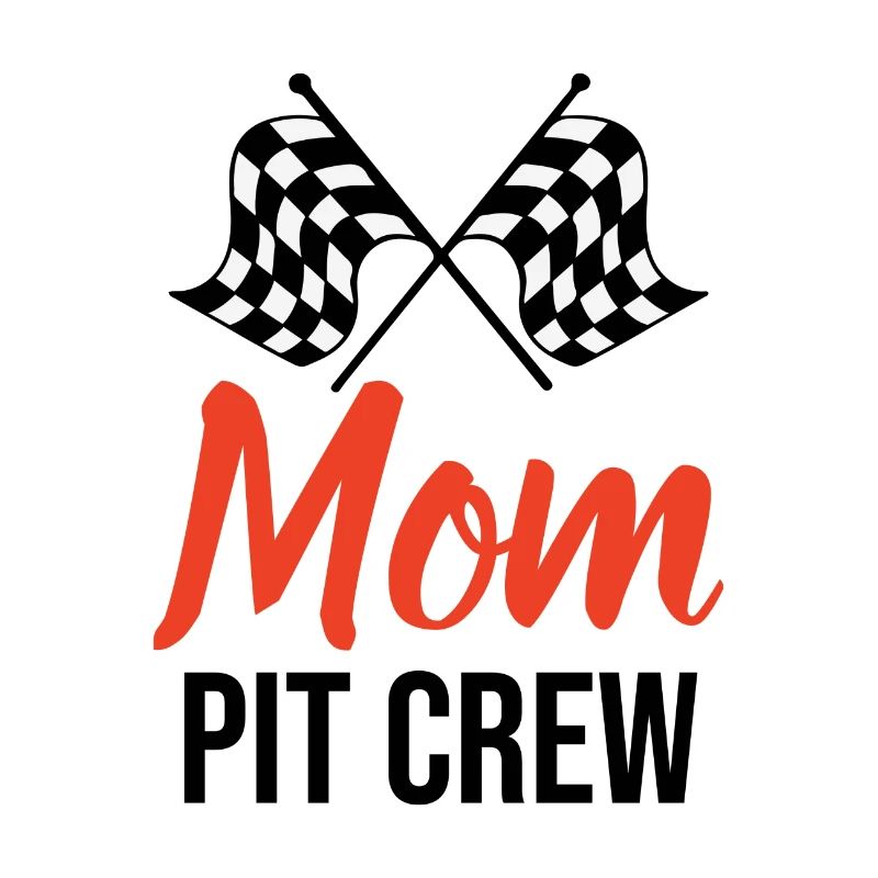 Mom Pit Crew Muttertagsgeschenk