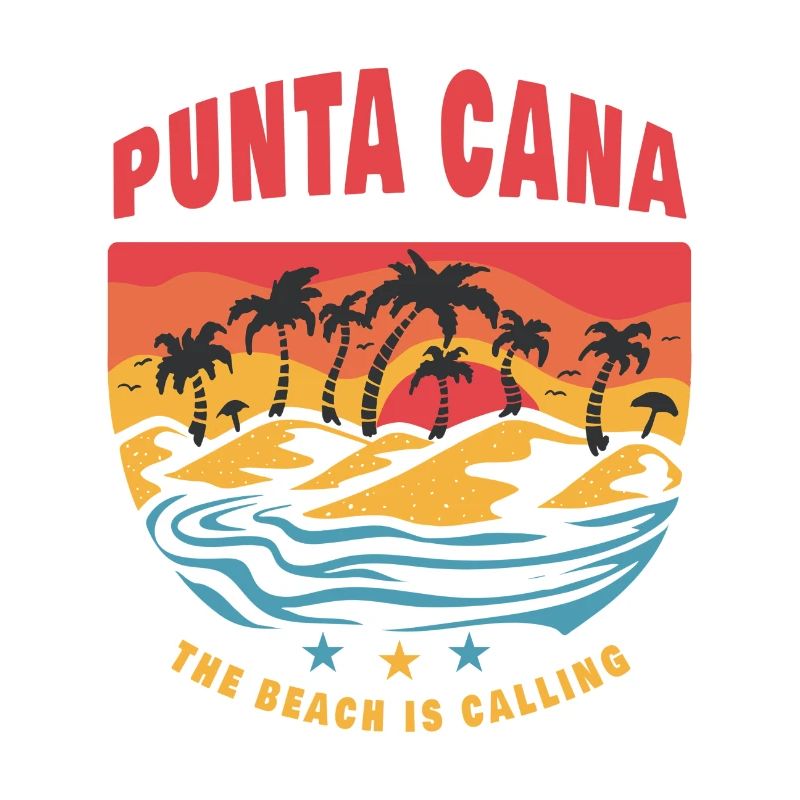 Conception de plage de Punta Cana