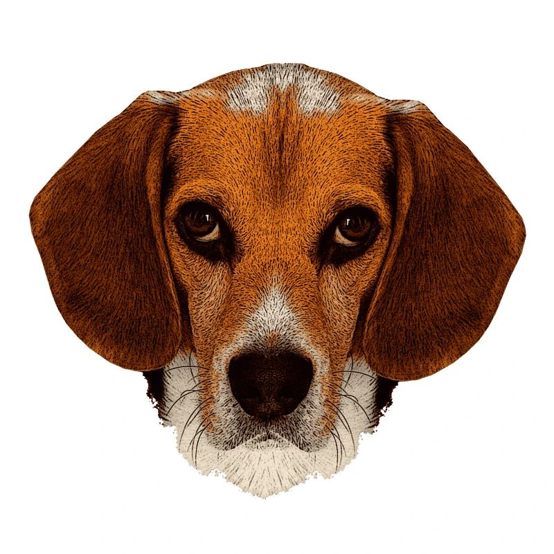 jagdhunde, Beagle leinwand optik