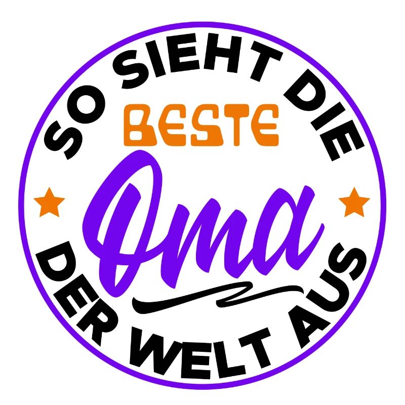 Beste Oma Cool Statement Großmutter Alte Frau