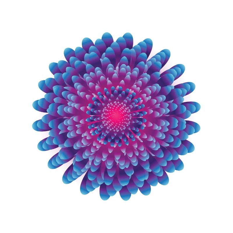 Fleur vectorielle