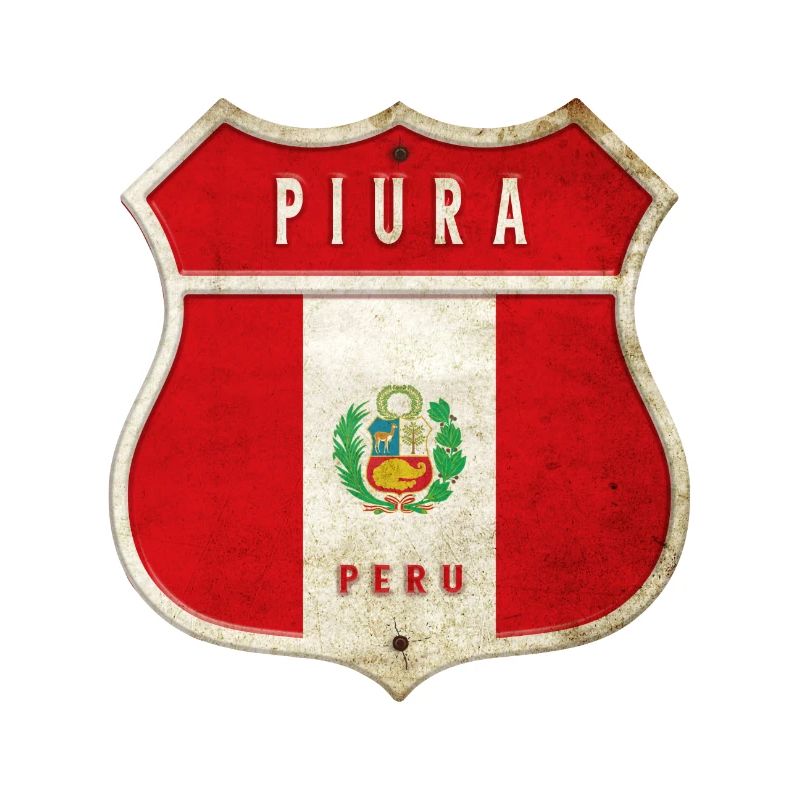Drapeaux de Piura Pérou