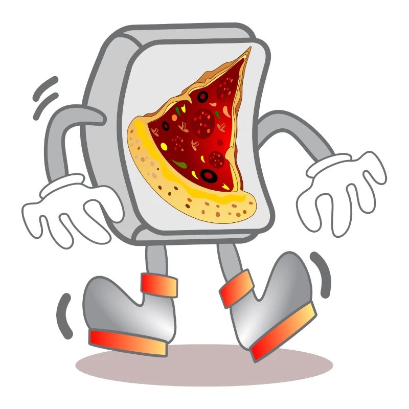 Computer Keyboard PIZZA ORDER