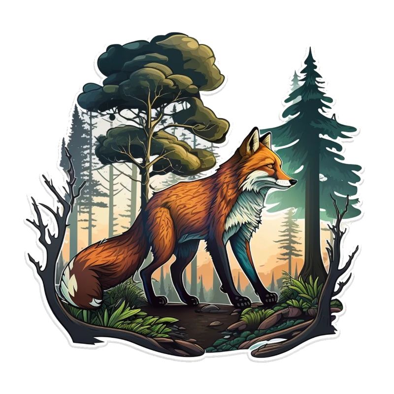 Fuchs im Wald
