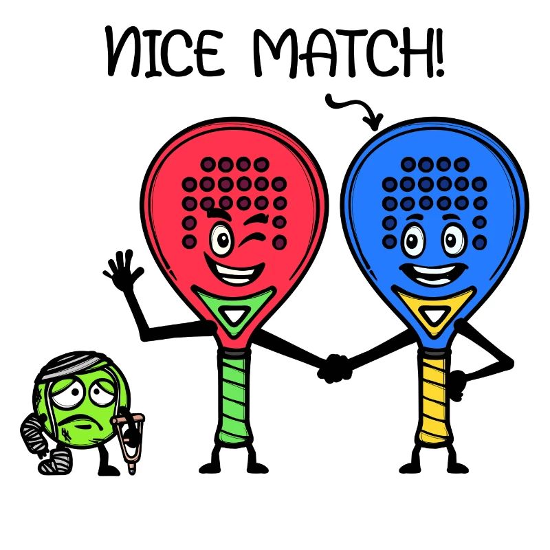 Racket Player Statement Padel Balls Padel Team