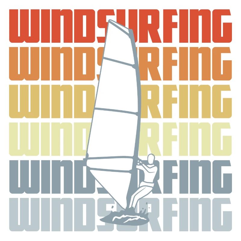 Planche à voile vintage