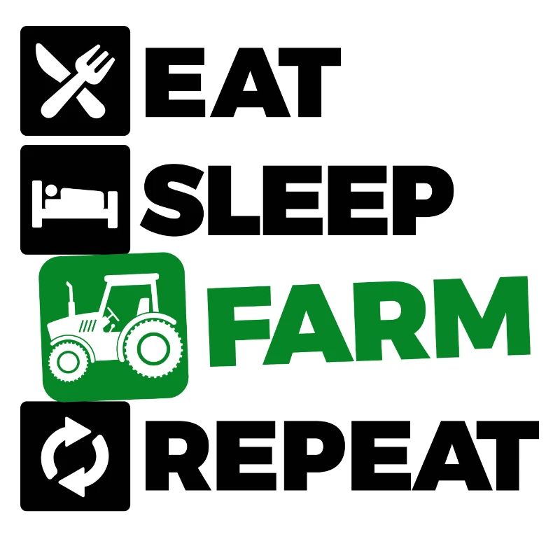 Kraftfahrzeug Traktor Statement Ackerbau Biobauer