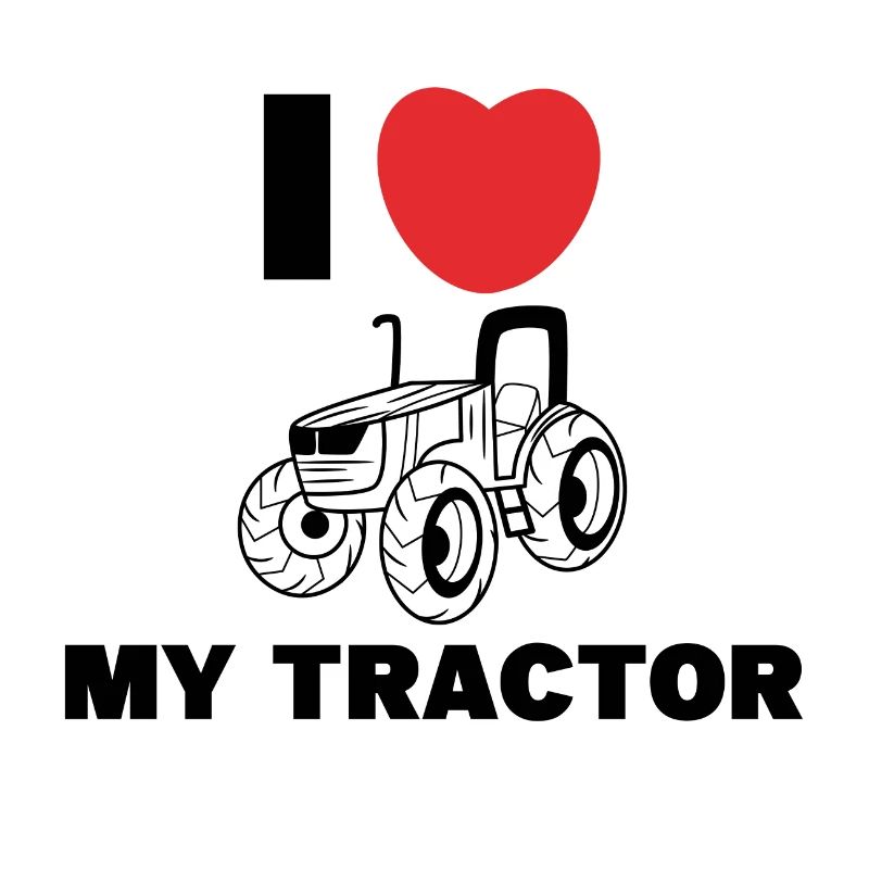 Ackerbau Herz Ich Liebe Traktor Statement Bauer