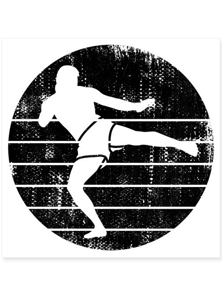 Lustiger Kickboxer