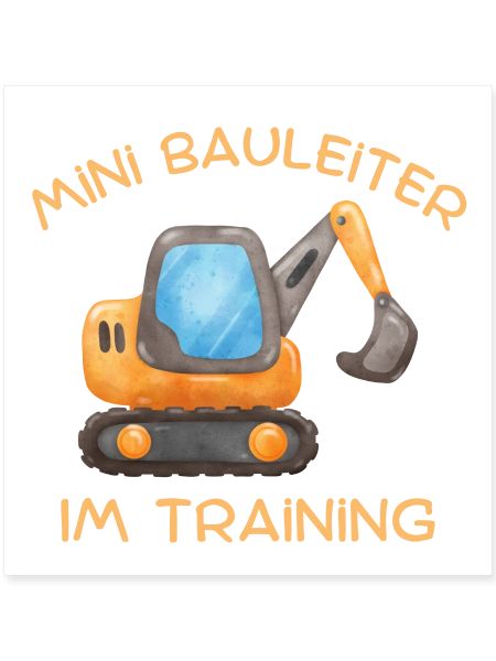 Bauleiter im Training
