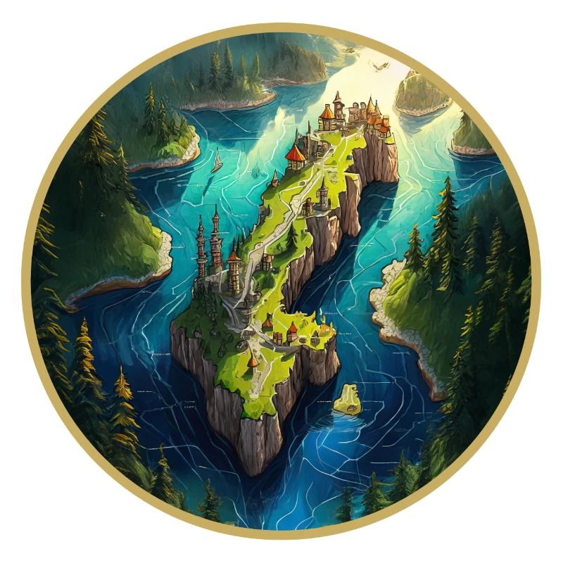 Fantasy Sweden map