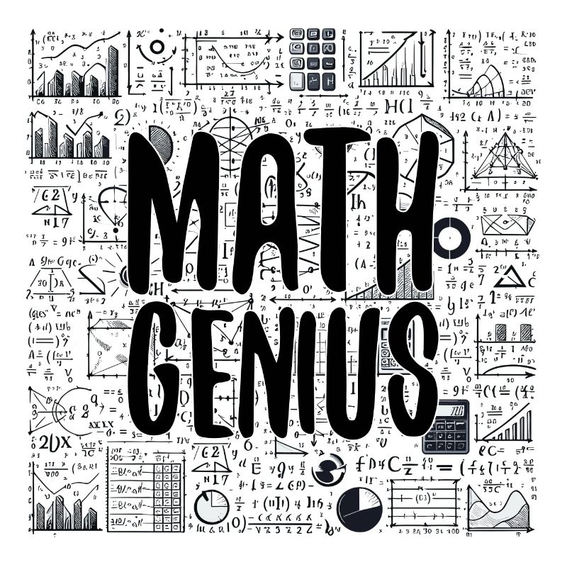 Math Genius Math Genius Math cadeau