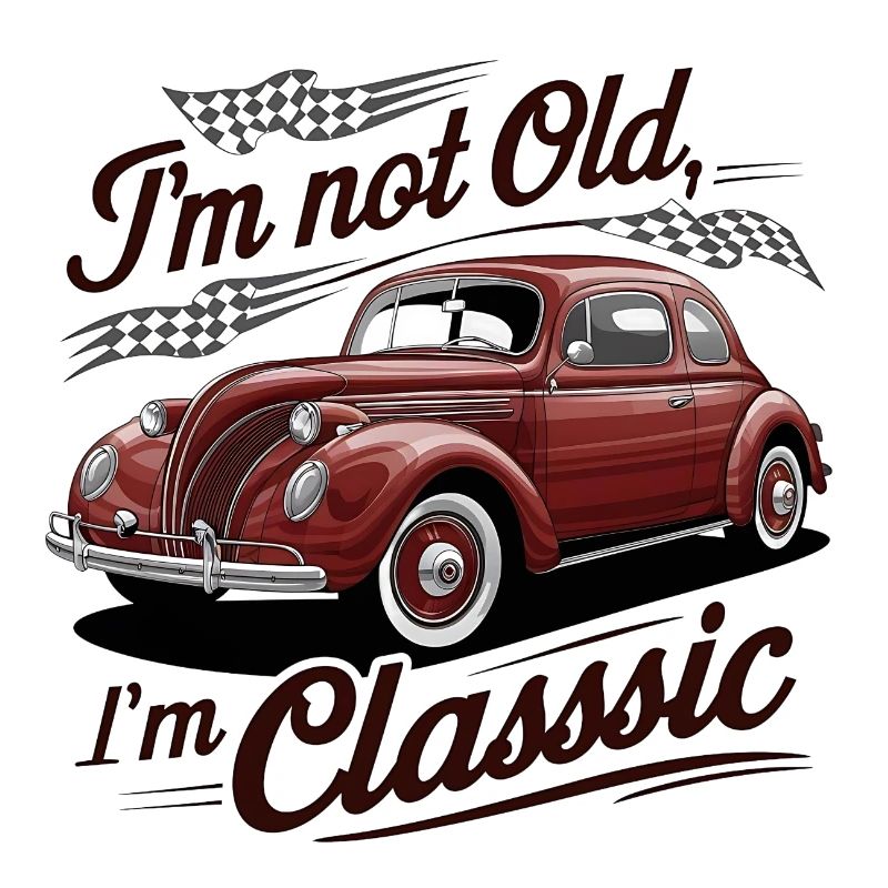 Vintage Retro Flug Oldtimer Design