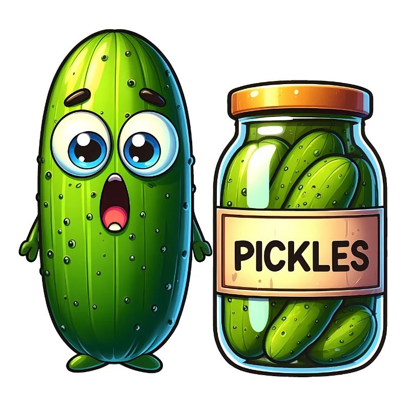 La situation difficile des cornichons au concombre : choqué et choqué !