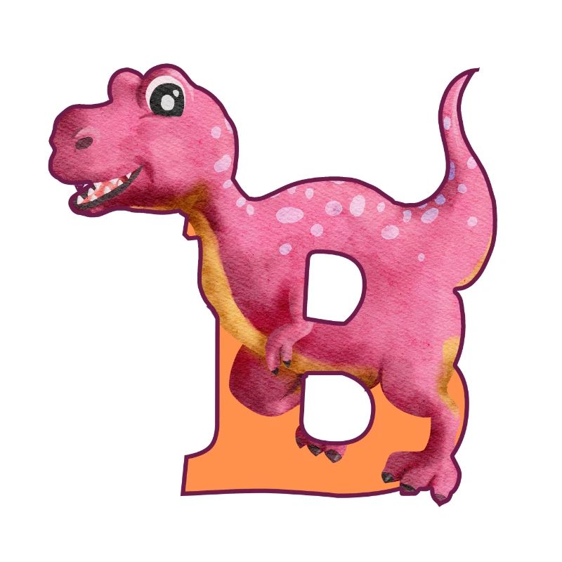 B - DINOSAUR, customizable