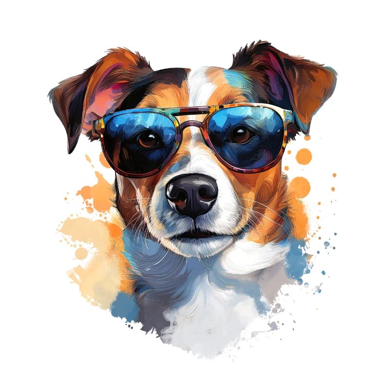 Jack Russel mit Sonnenbrille