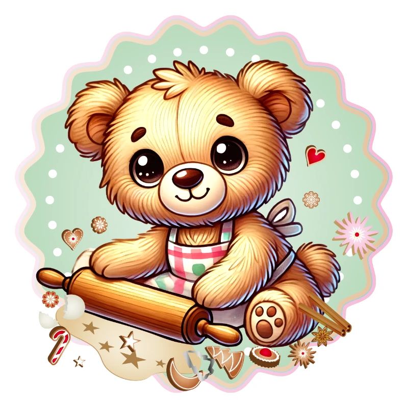 Cuisson de Noël Teddy – Douce joie festive