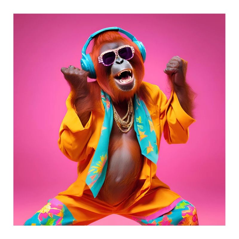 Orangutan, monkey, primate