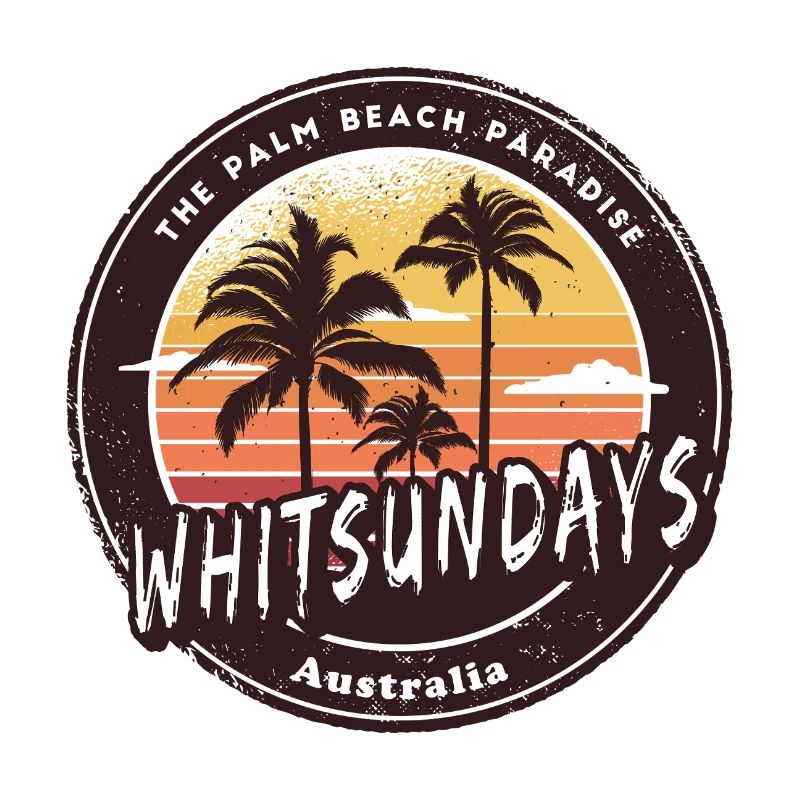 Whitsundays Australia Palm Trees Design