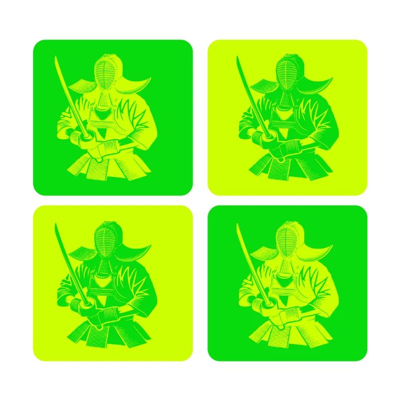 Pop Art Kendo Samurai