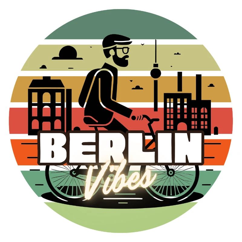 « Berlin Vibes » - Style rétro coucher de soleil