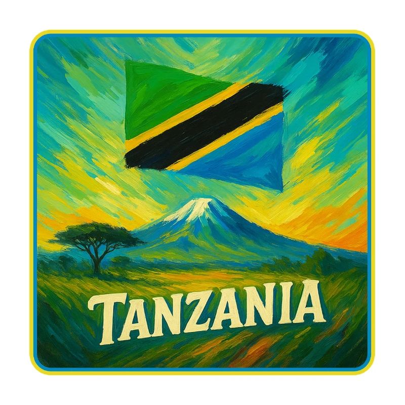 Conception du drapeau de la Tanzanie