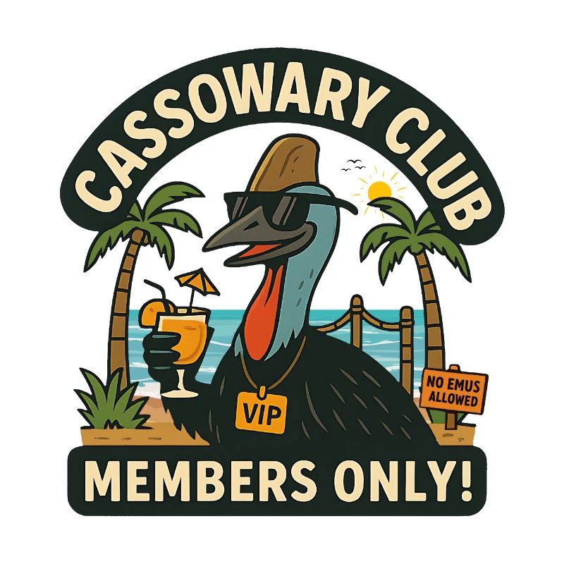 Réservé aux membres de l’Australia Beach Cassowary Club