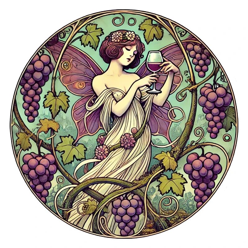 Verzaubertes Feen-Traubengarten-Design