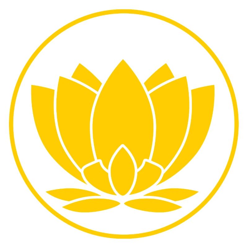 Illustration de fleur de lotus jaune