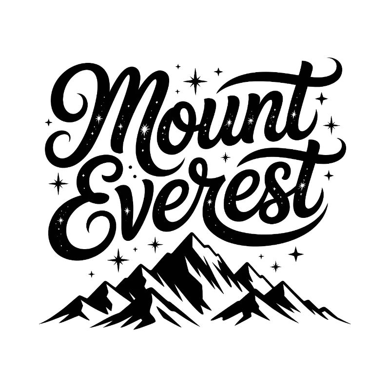 Mount Everest - Souvenir Design