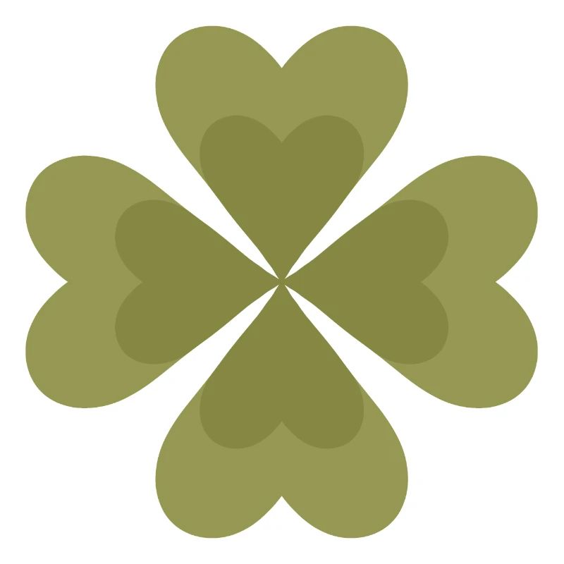 Four-Leaf Clover Pattern Design