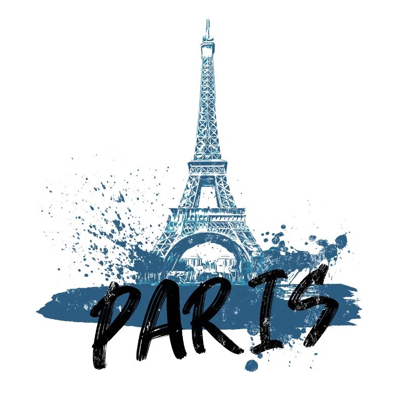 Entwurf des Eiffelturms in Paris