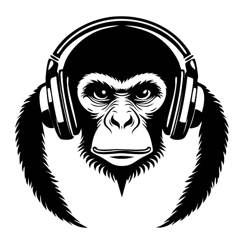 Motion Monkey Head Dynamic Line Edition Shirt