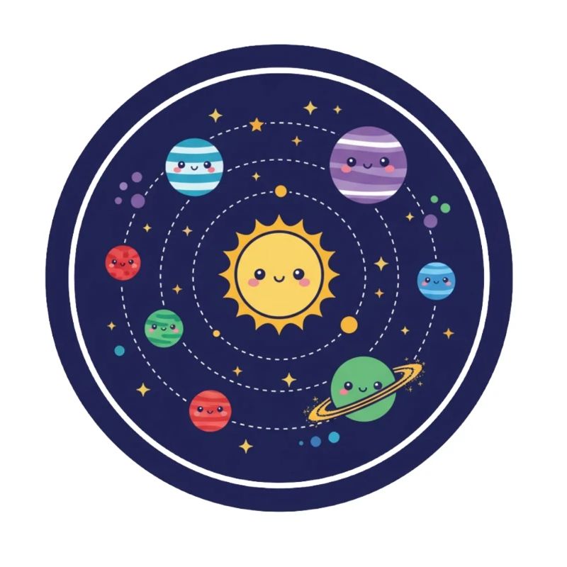 Conception joyeuse du système solaire