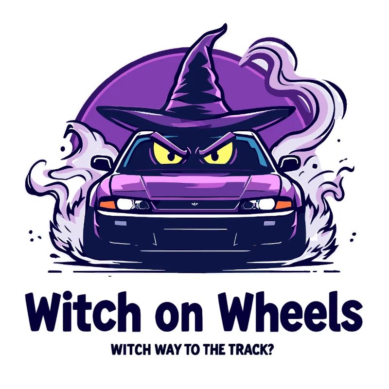 Logo de la sorcière sur roues