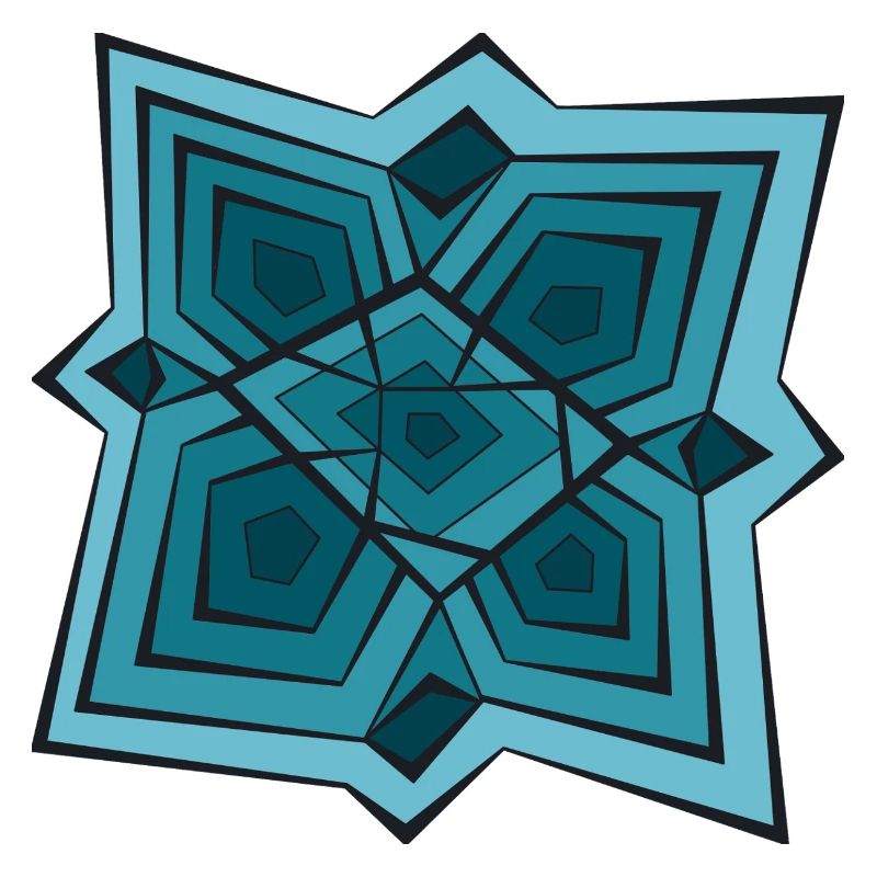 Geometrisches Sternenthema