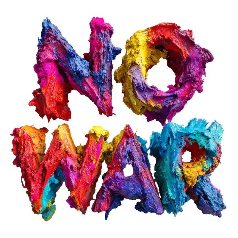 Pas d’explosion de couleurs de guerre