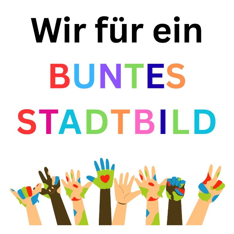 We for a colorful cityscape, diversity, diversity