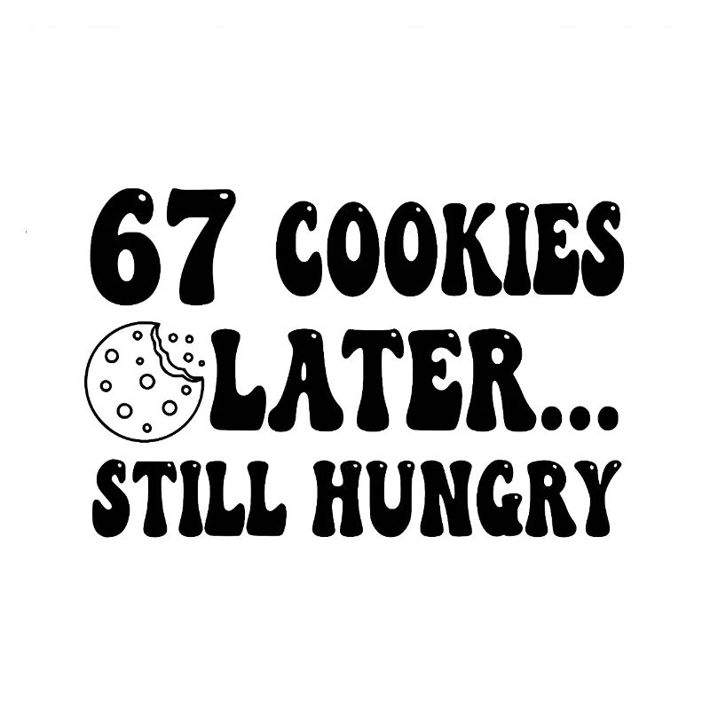 67 biscuits plus tard, toujours affamé