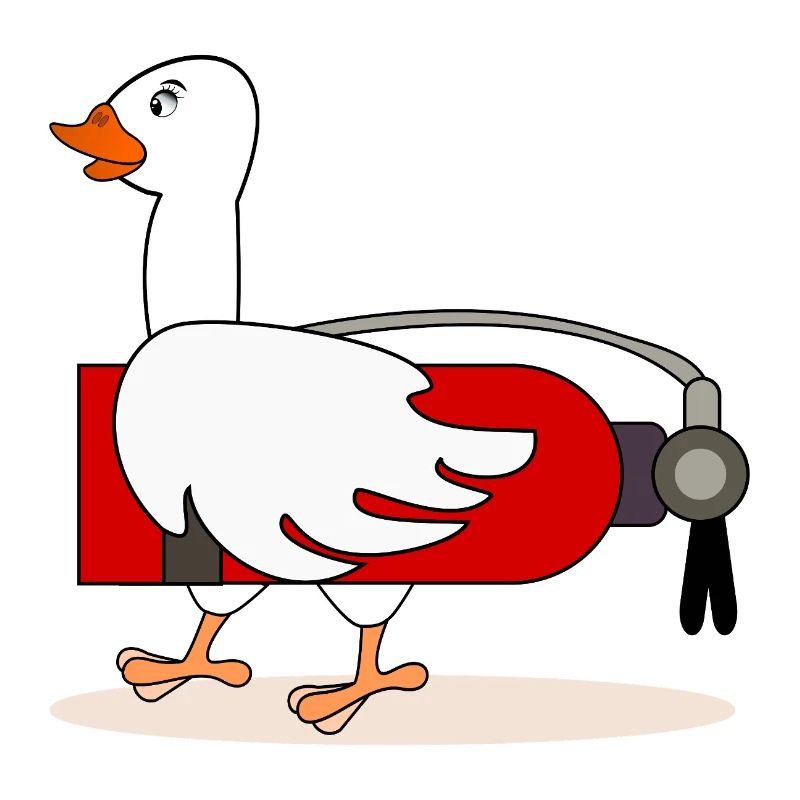 Fire extinguisher goose fire brigade
