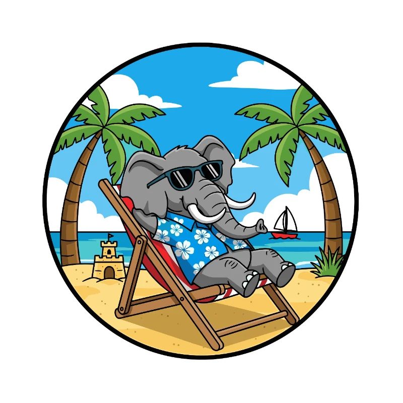 Cool Elephant Beach Vacation Summer Vibes